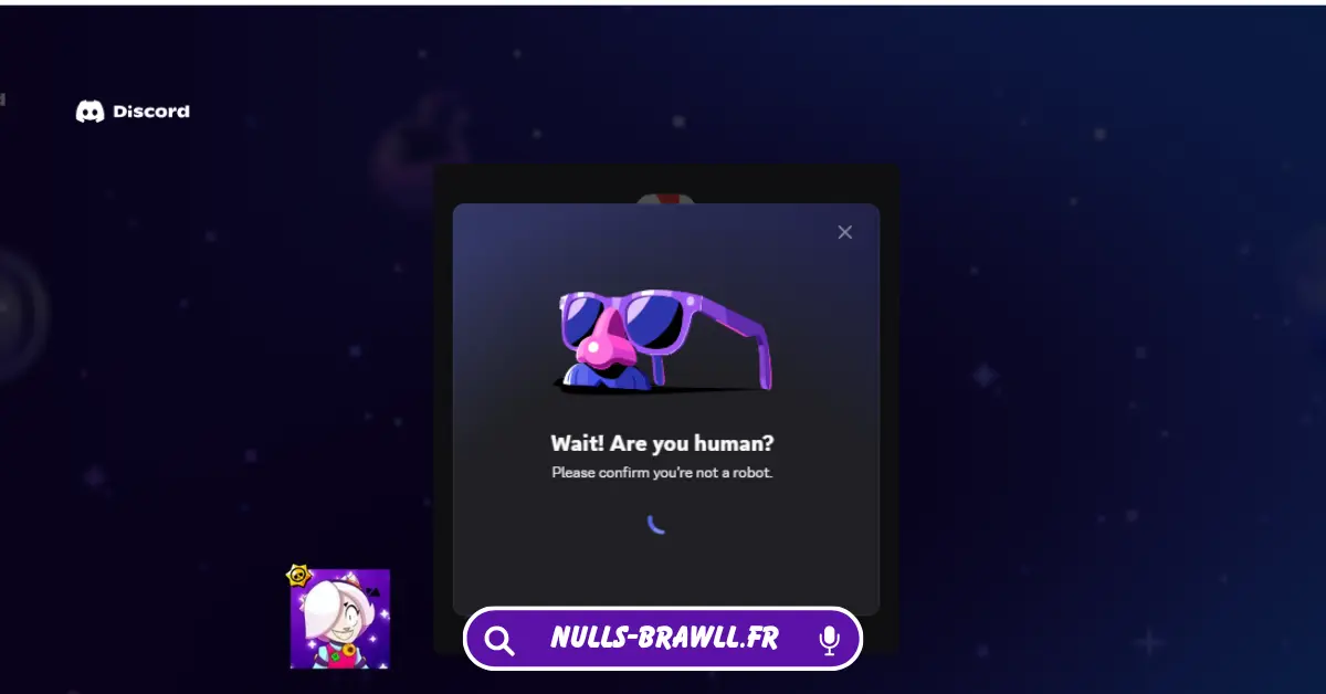 Nulls Brawl Discord Lien du serveur Invite 5 Vérification du robot CAPTCHA